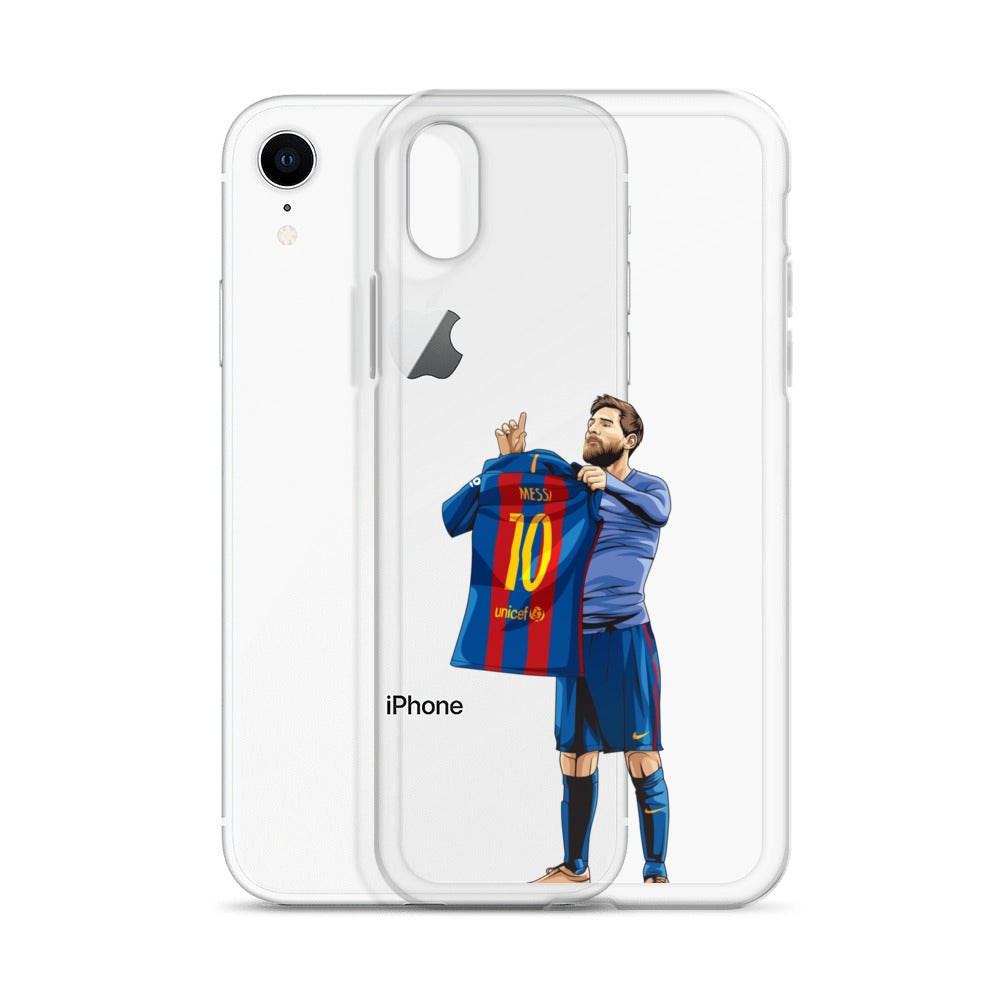El Clasico Iconic Messi Celebration Clear Case for iPhone®