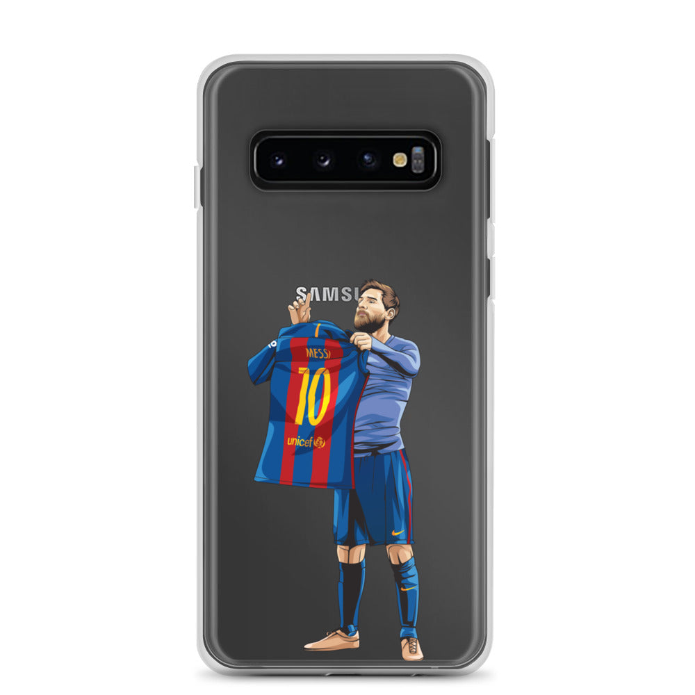 El Clasico Iconic Messi Celebration Clear Case for Samsung® - The 90+ Minute