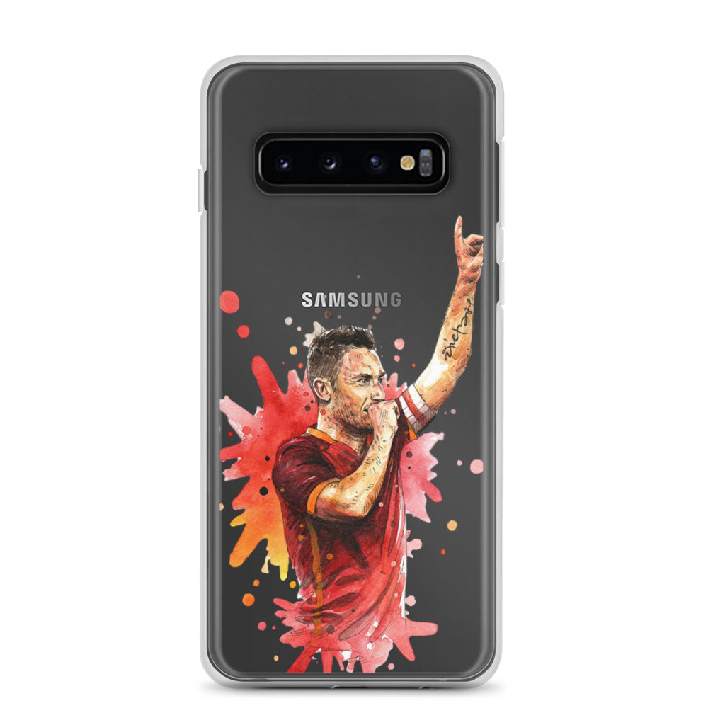 AS Roma Totti Eterno Vintage Clear Case for Samsung®