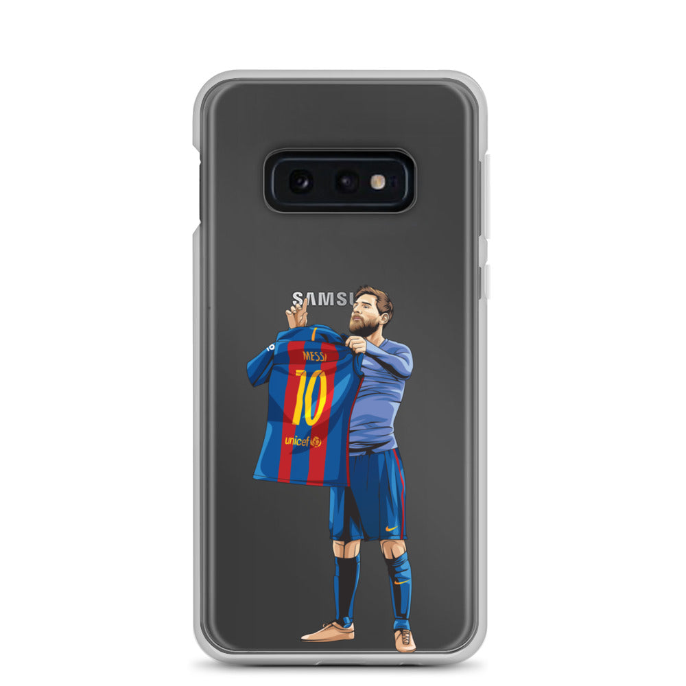 El Clasico Iconic Messi Celebration Clear Case for Samsung® - The 90+ Minute