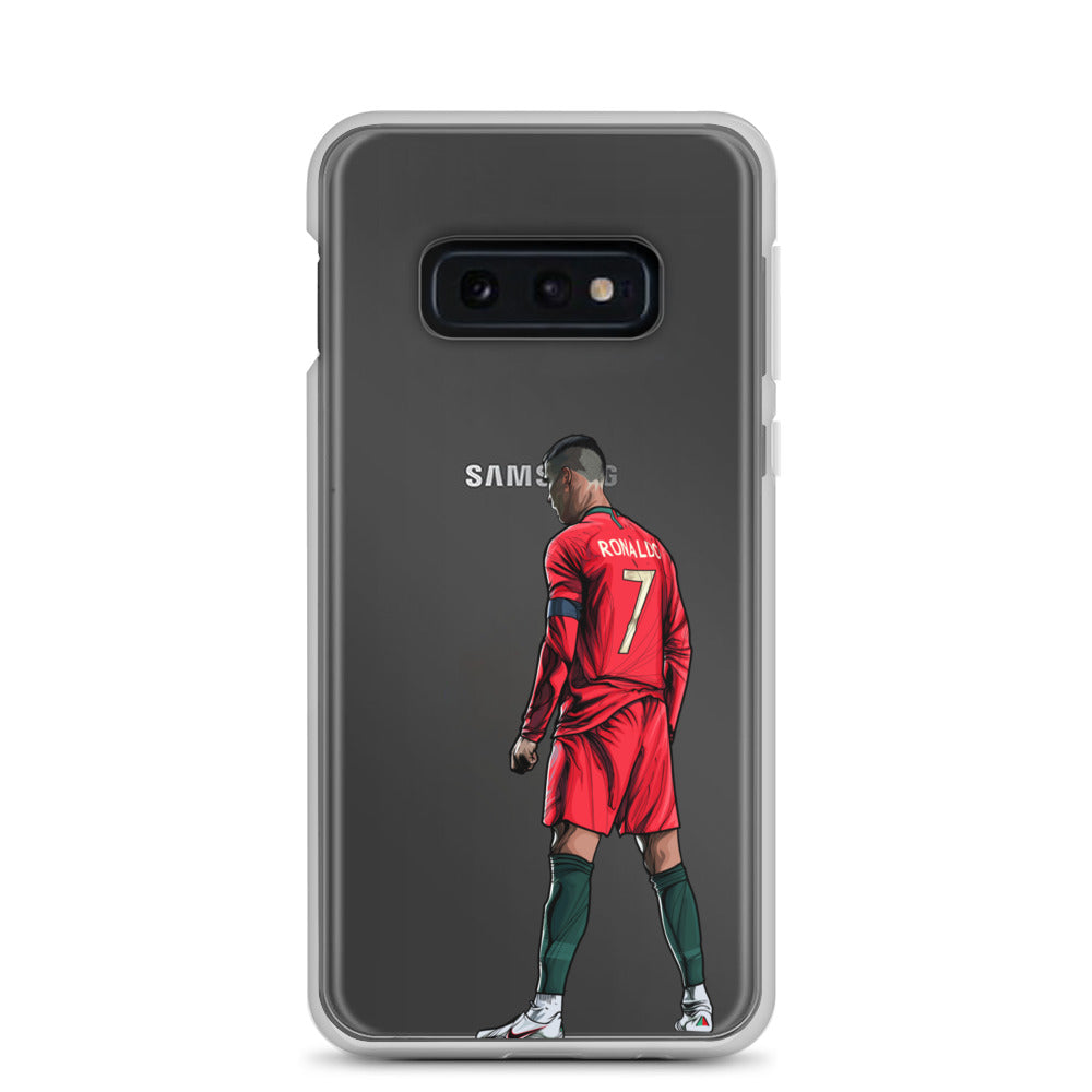 CR7 Free Kick Pose Portugal Clear Case for Samsung® - The 90+ Minute