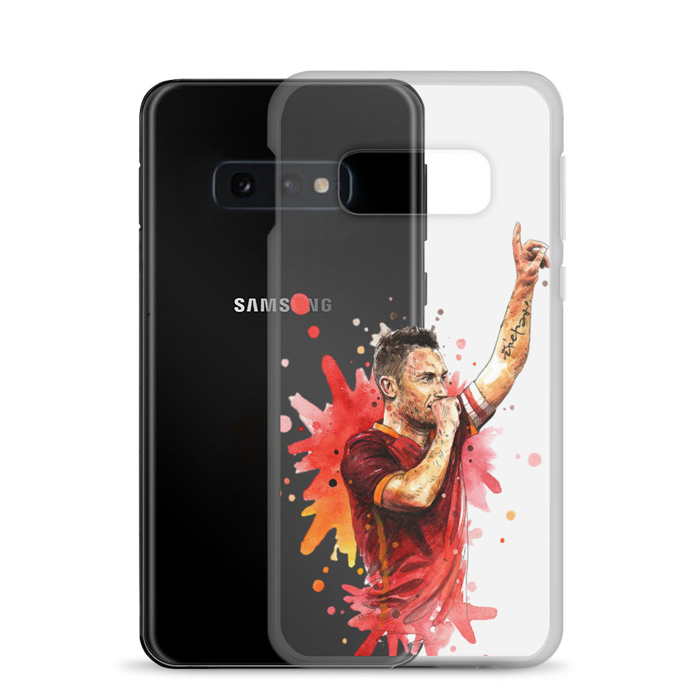 AS Roma Totti Eterno Vintage Clear Case for Samsung®