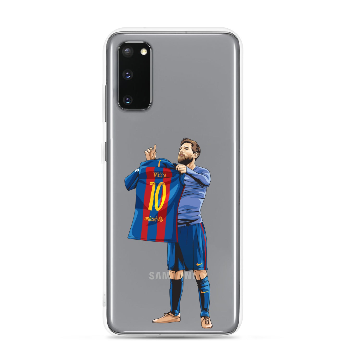 El Clasico Iconic Messi Celebration Clear Case for Samsung® - The 90+ Minute