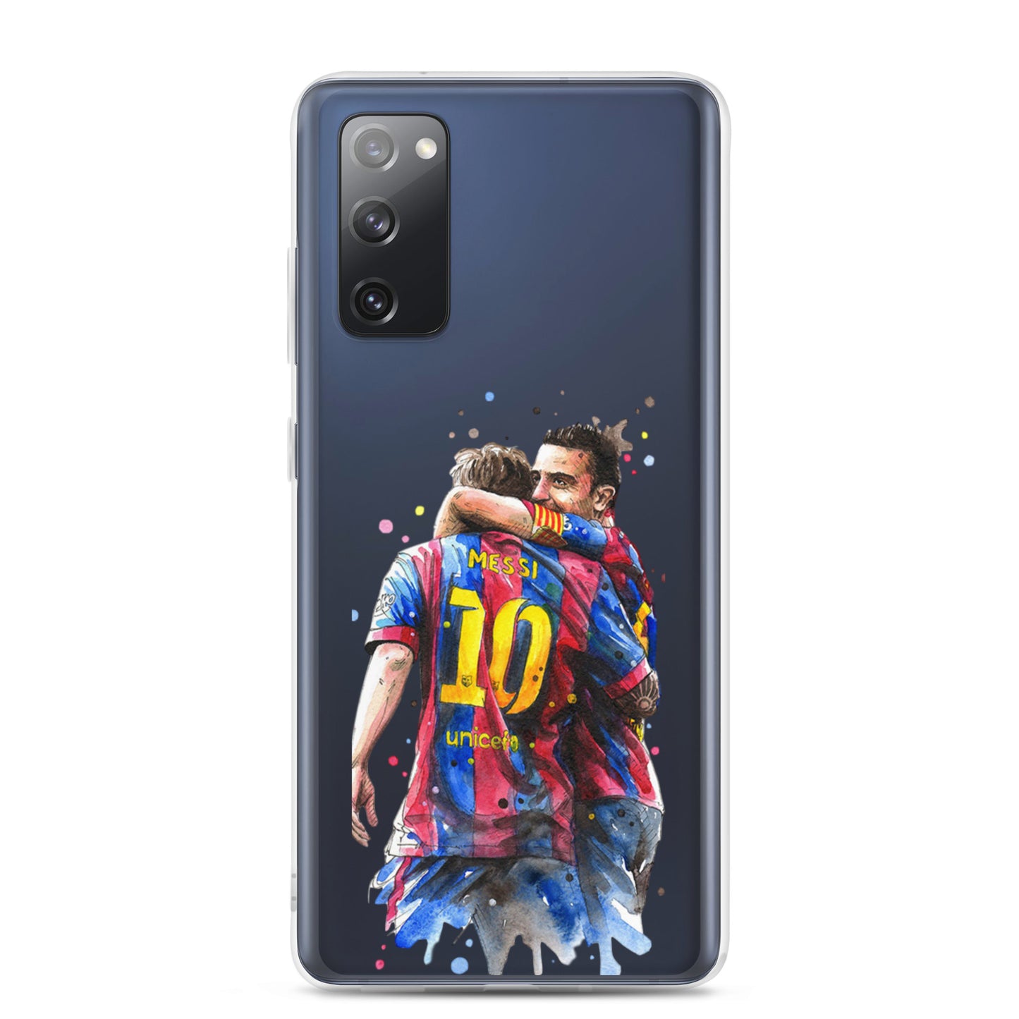 Messi & Xavi Barcelona days Clear Case for Samsung®