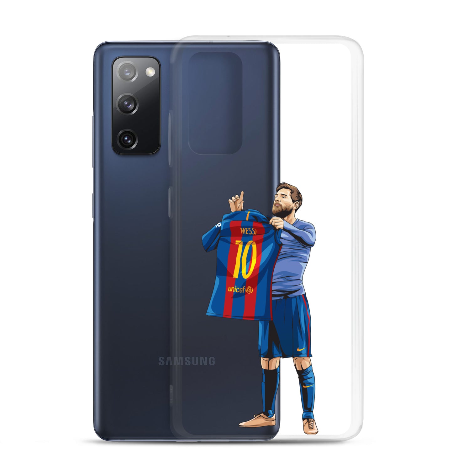 El Clasico Iconic Messi Celebration Clear Case for Samsung® - The 90+ Minute