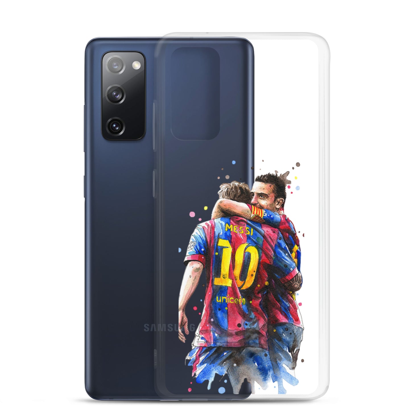 Messi & Xavi Barcelona days Clear Case for Samsung®