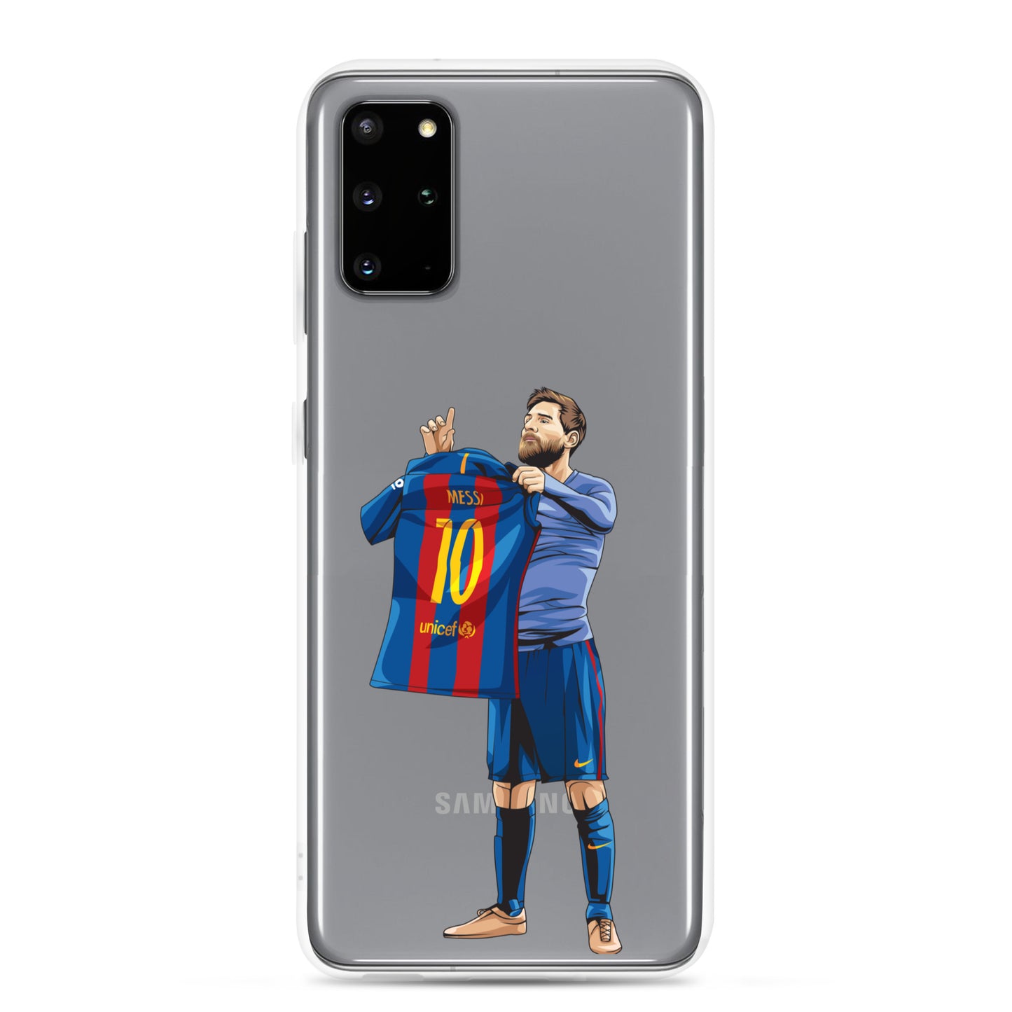 El Clasico Iconic Messi Celebration Clear Case for Samsung® - The 90+ Minute