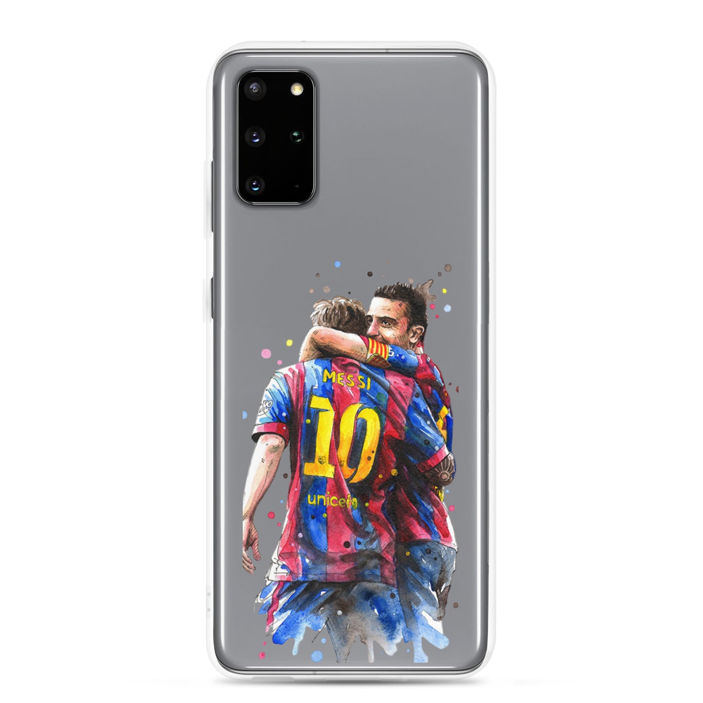 Messi & Xavi Barcelona days Clear Case for Samsung®