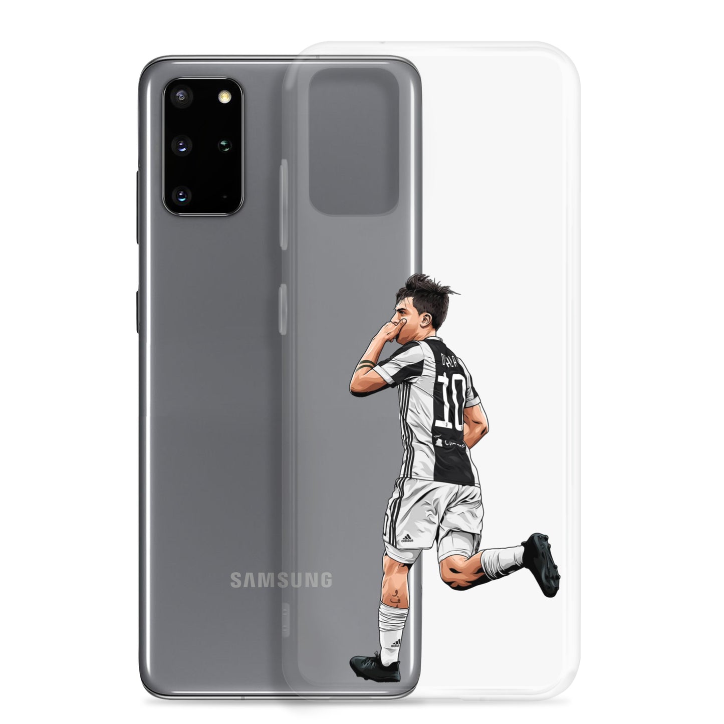 Dybala Mask Juve Clear Case for Samsung®