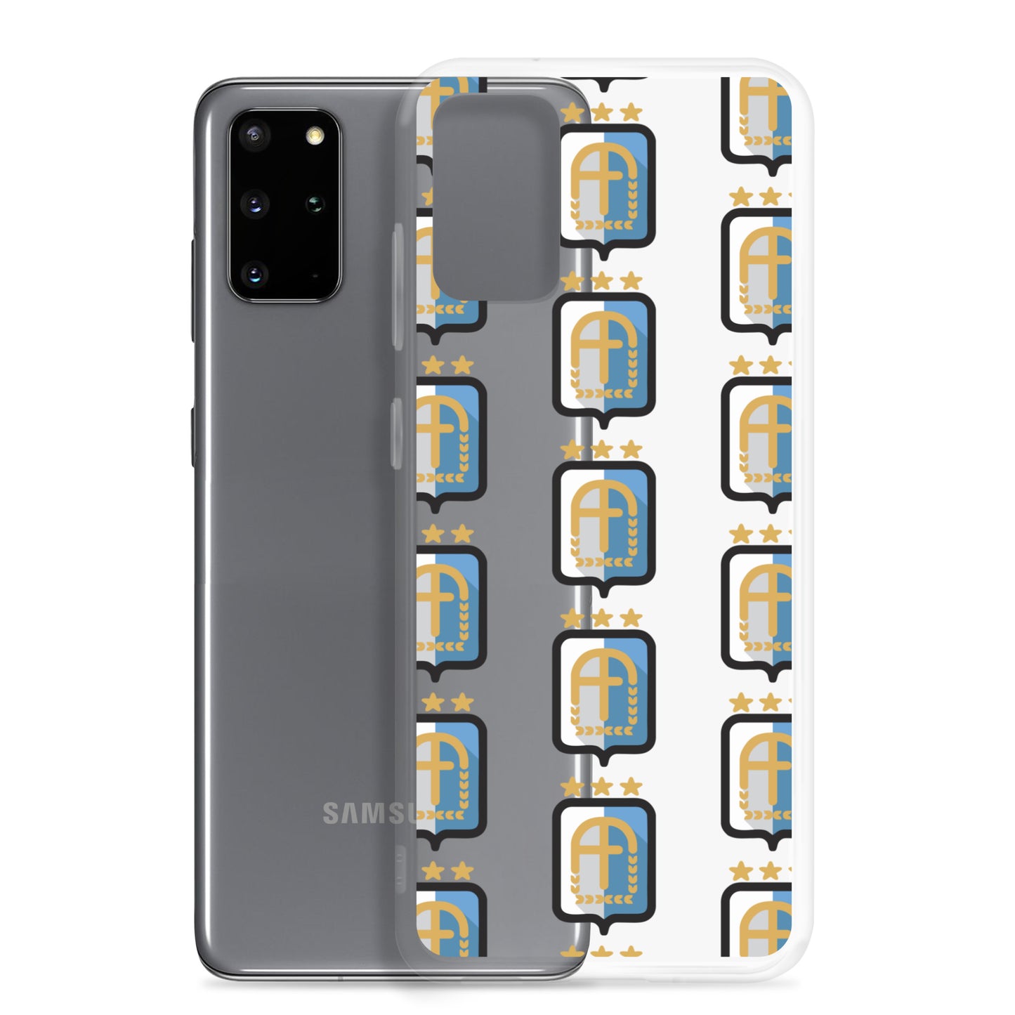 Argentina Vintage Logo 3 Stars Clear Case for Samsung®