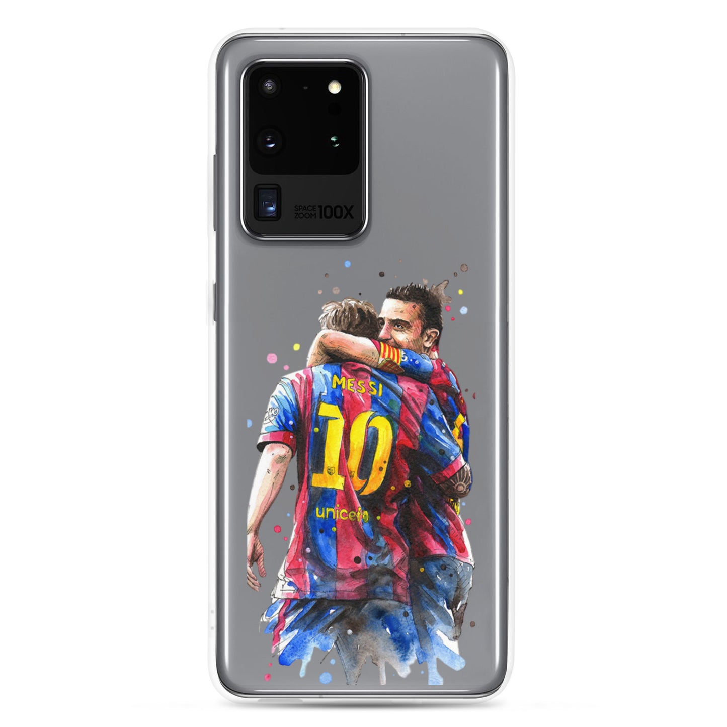 Messi & Xavi Barcelona days Clear Case for Samsung®