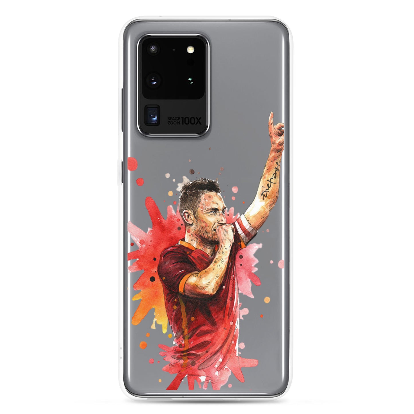 AS Roma Totti Eterno Vintage Clear Case for Samsung®