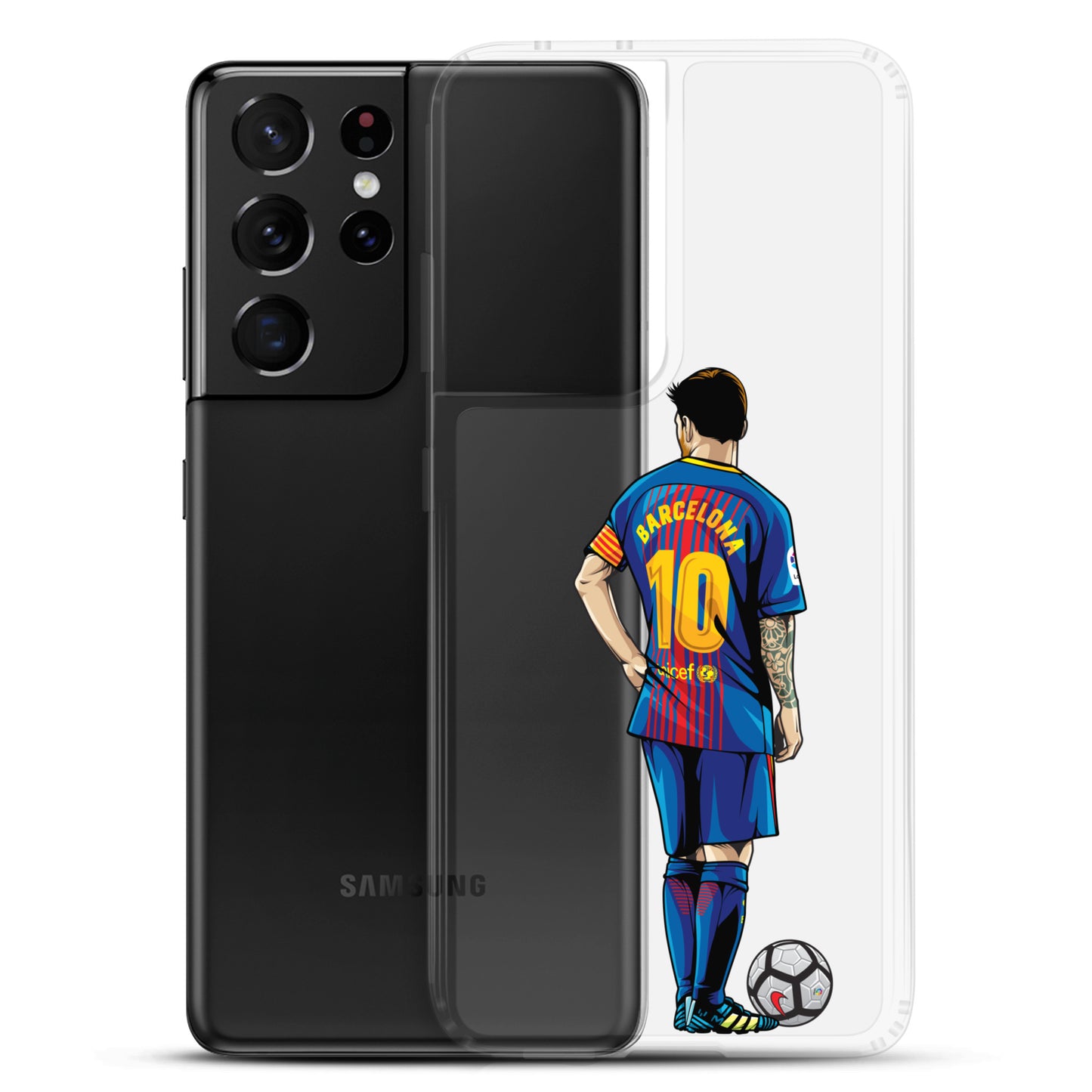 Messi's Last Game with Barcelona Clear Case for Samsung®