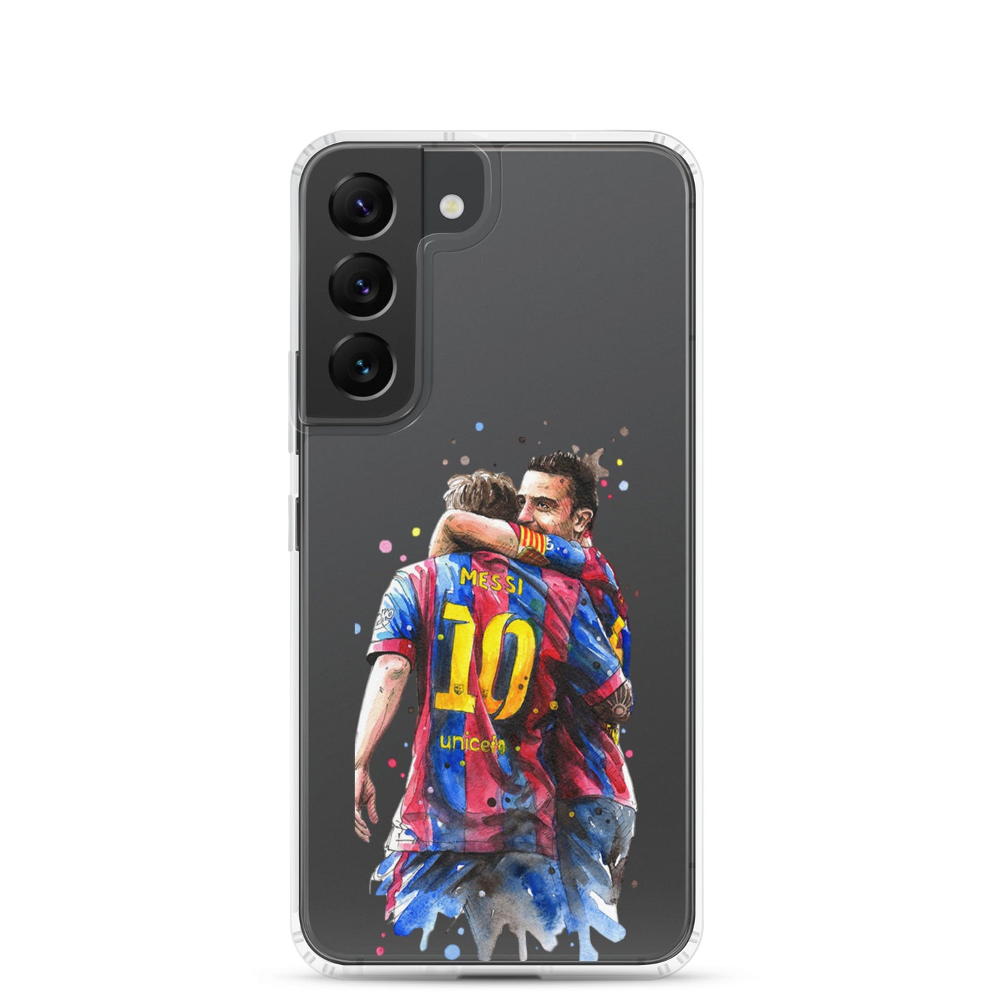 Messi & Xavi Barcelona days Clear Case for Samsung®