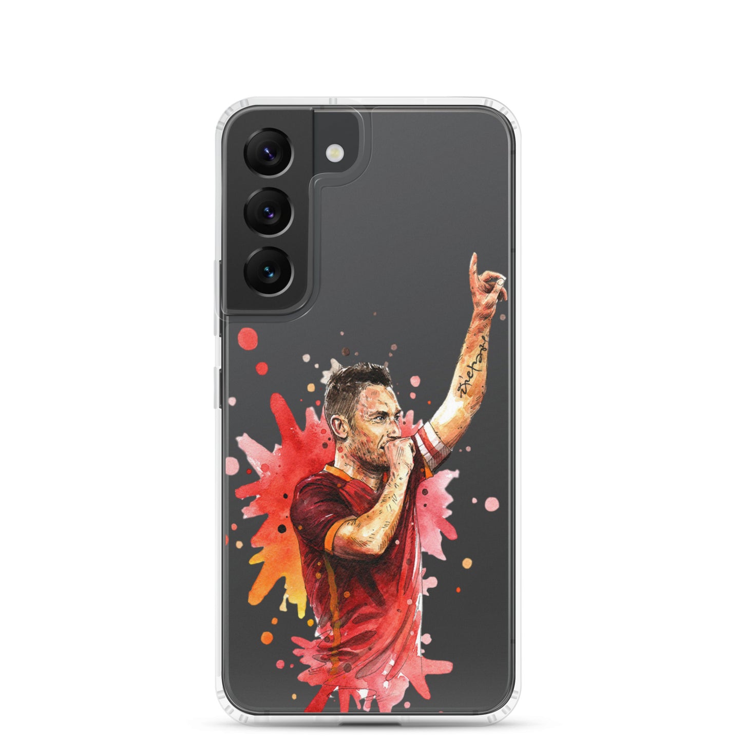 AS Roma Totti Eterno Vintage Clear Case for Samsung®
