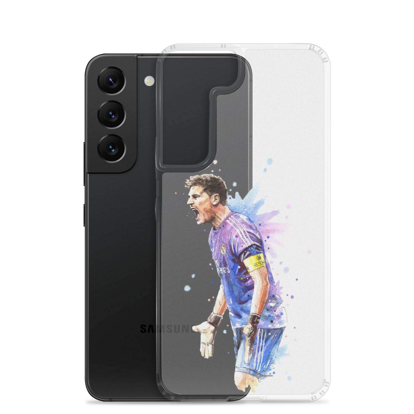 Real Madrid Legend Casillas Vintage Clear Case for Samsung® - The 90+ Minute