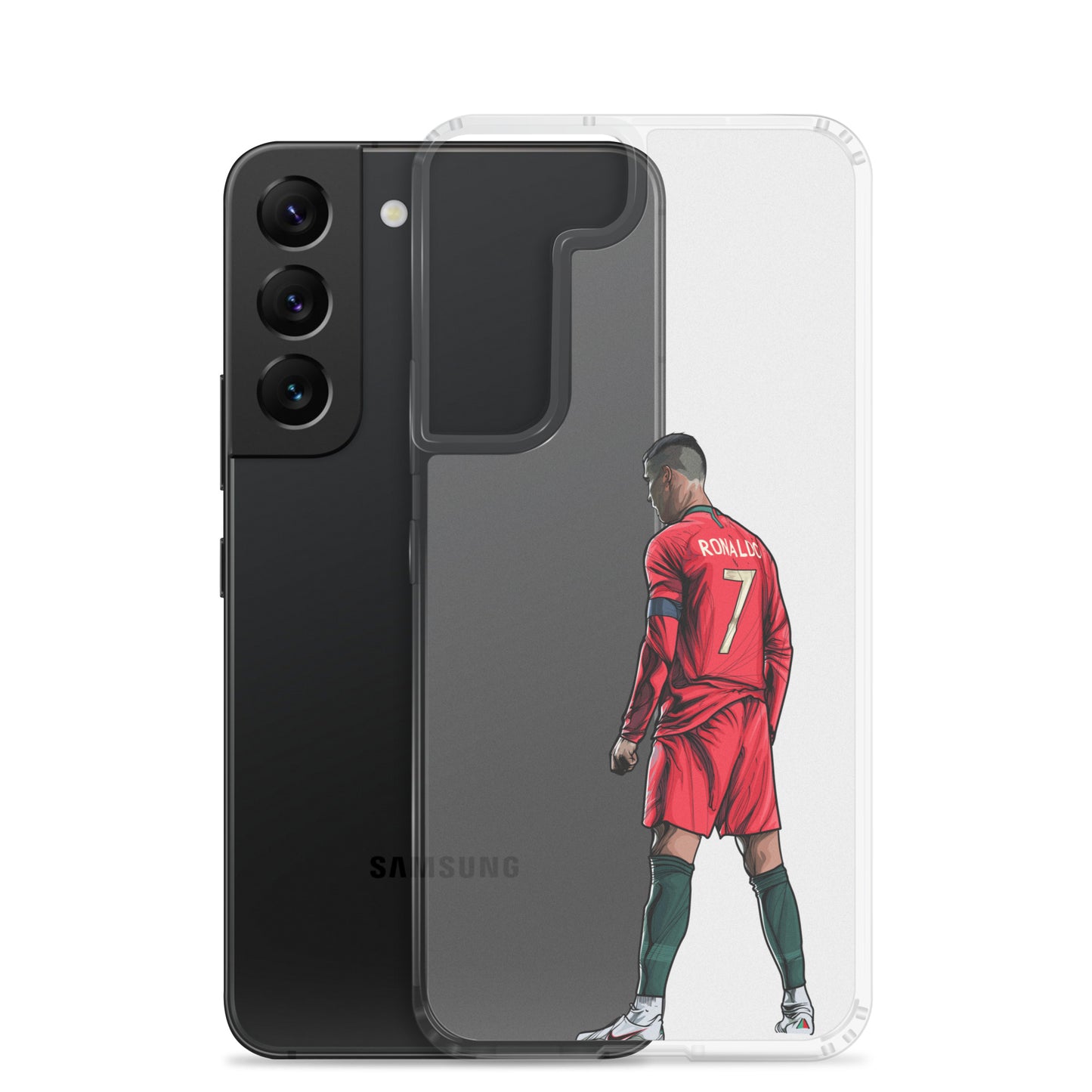 CR7 Free Kick Pose Portugal Clear Case for Samsung® - The 90+ Minute