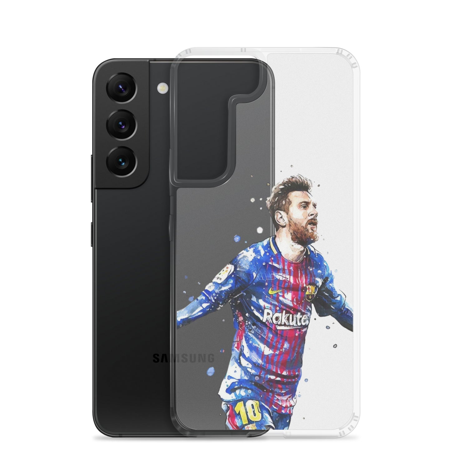 Lionel Messi Barca Vintage Clear Case for Samsung®