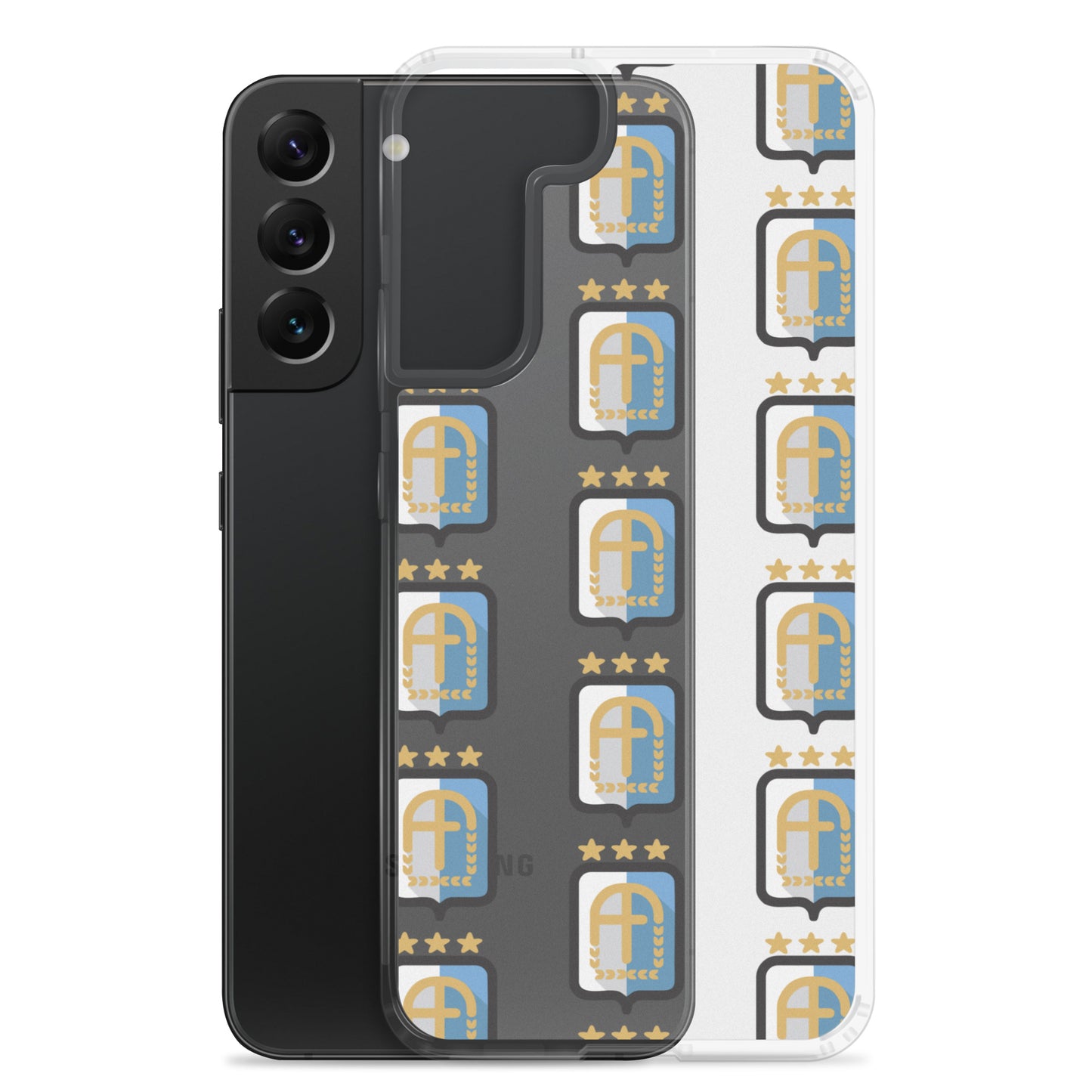 Argentina Vintage Logo 3 Stars Clear Case for Samsung®
