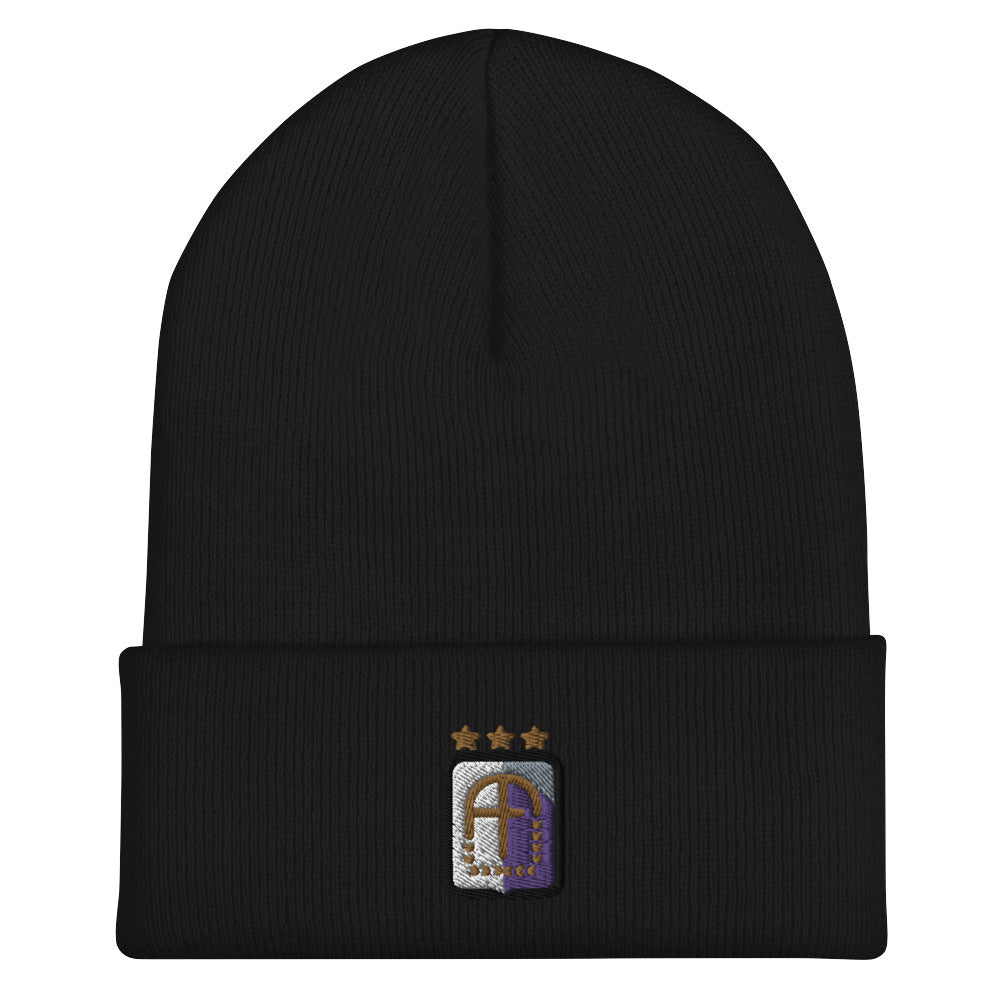 Argentina Vintage Logo 3 Stars Cuffed Beanie