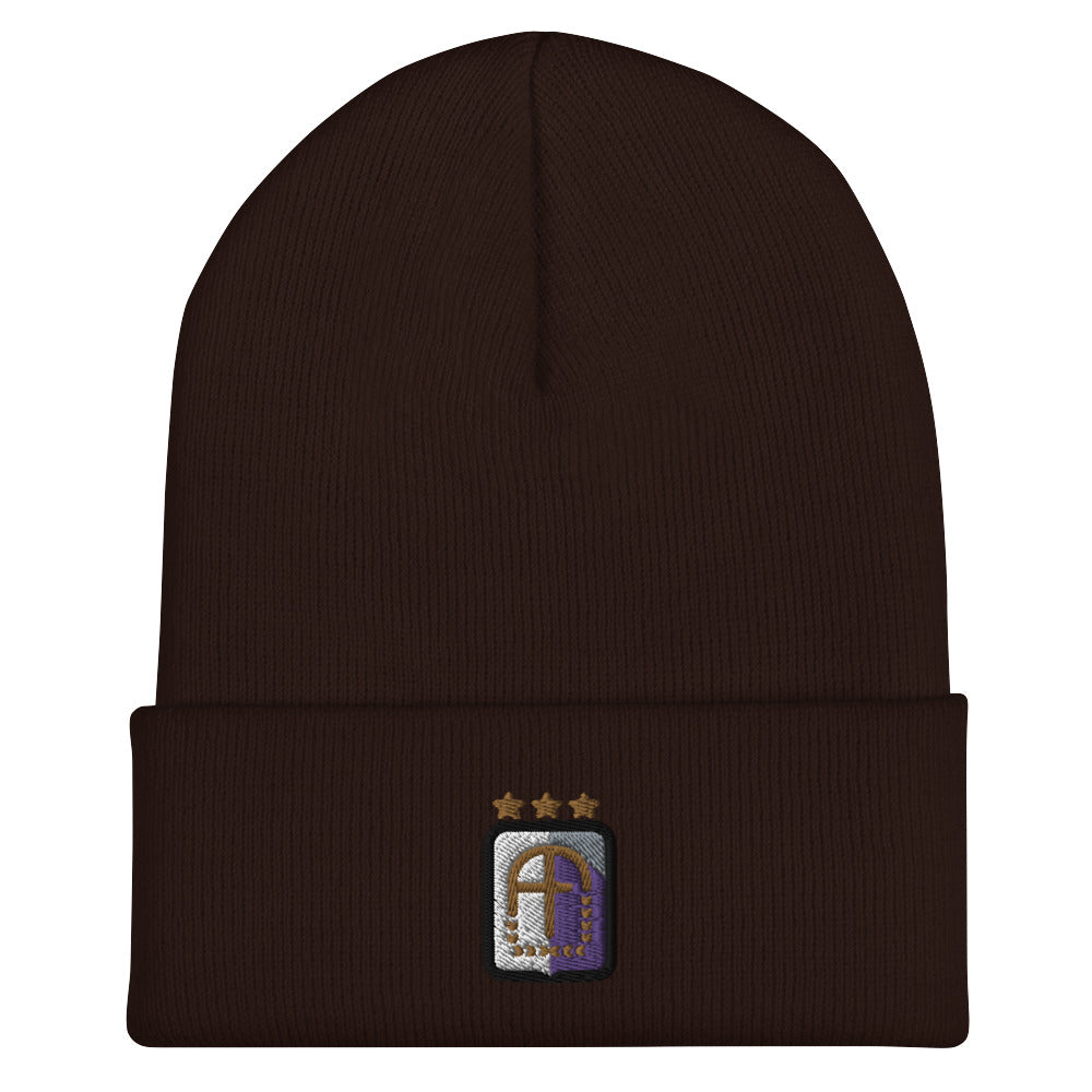 Argentina Vintage Logo 3 Stars Cuffed Beanie