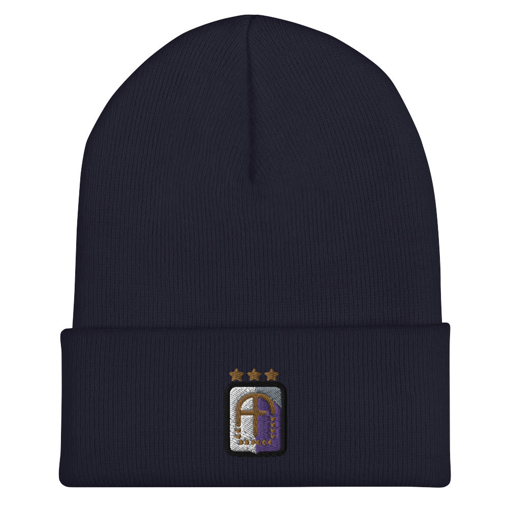 Argentina Vintage Logo 3 Stars Cuffed Beanie