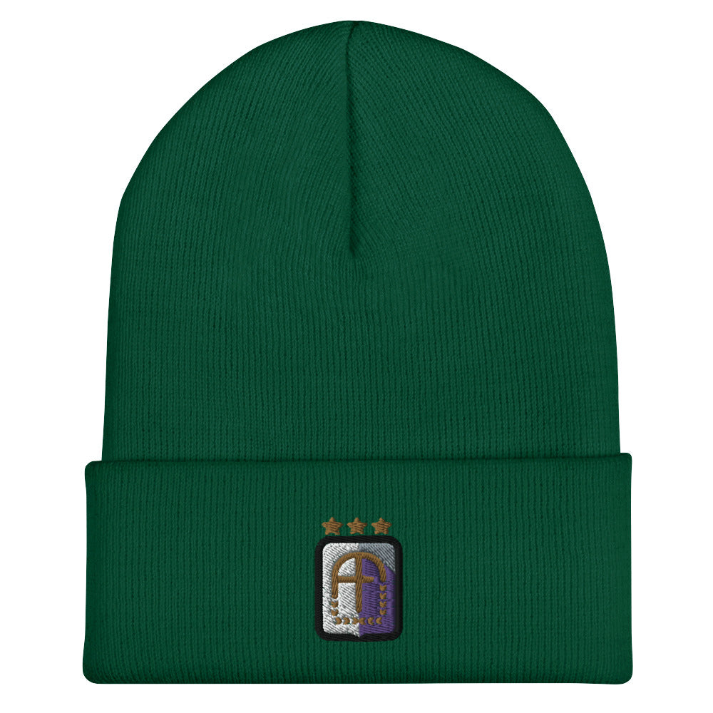 Argentina Vintage Logo 3 Stars Cuffed Beanie