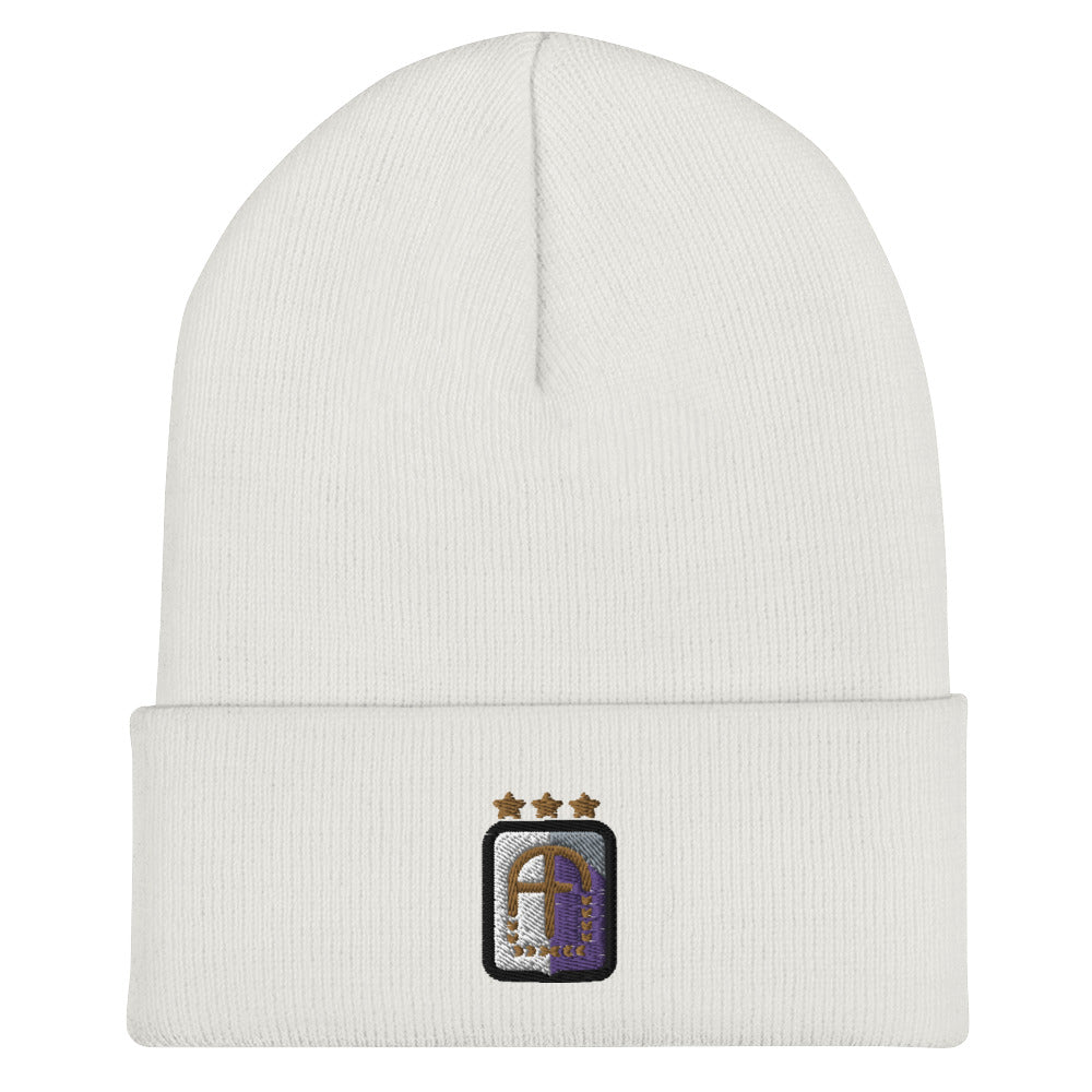 Argentina Vintage Logo 3 Stars Cuffed Beanie