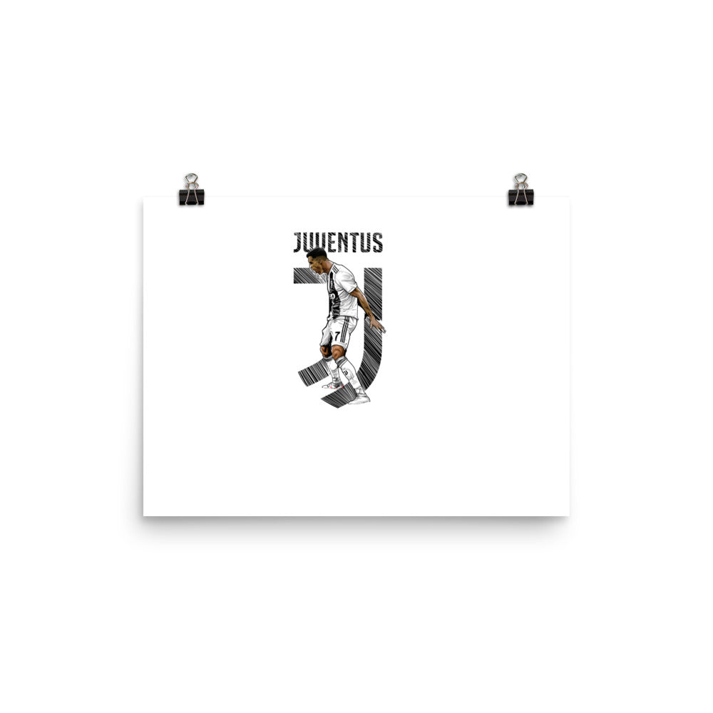 CR7 Juventus Siuu Poster