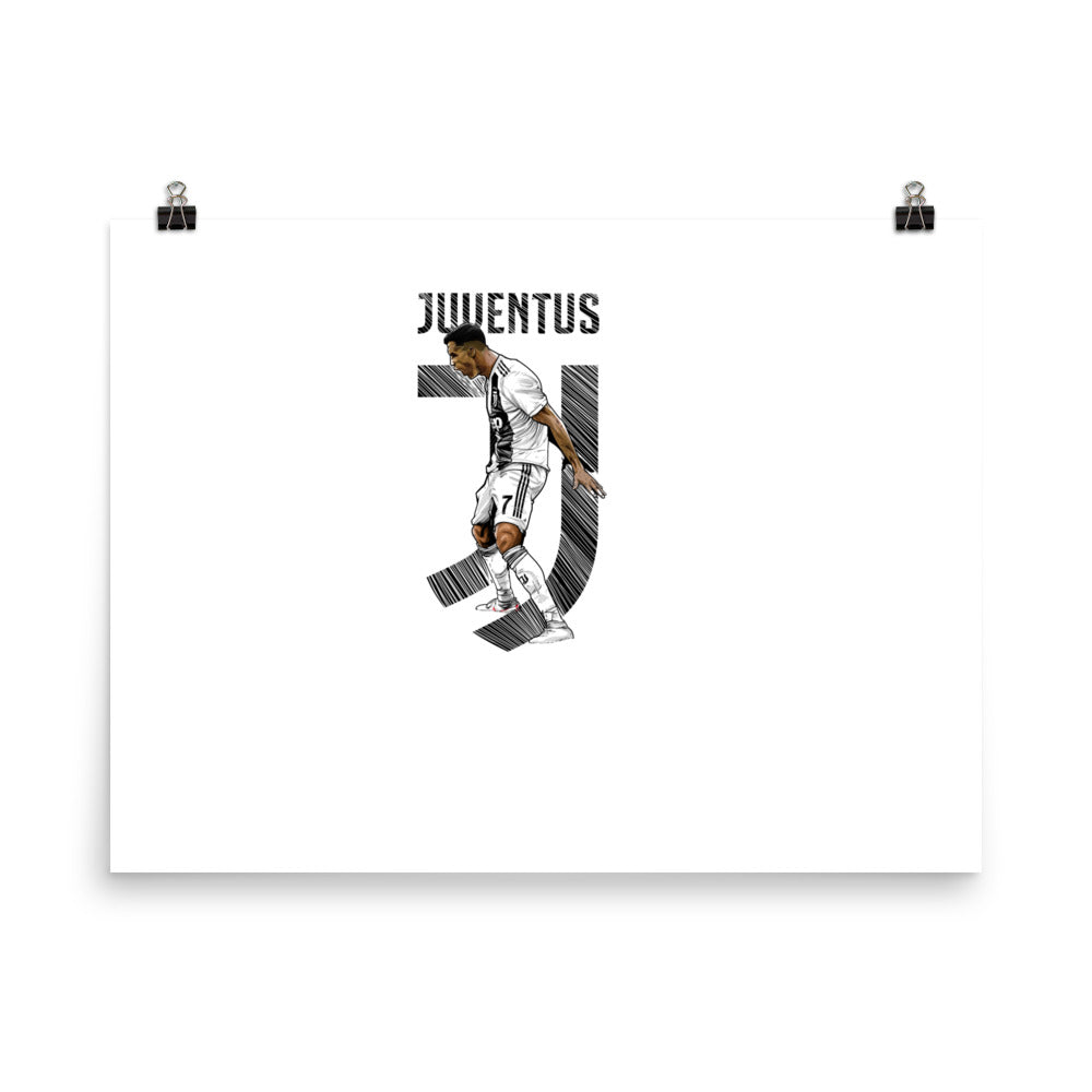 CR7 Juventus Siuu Poster