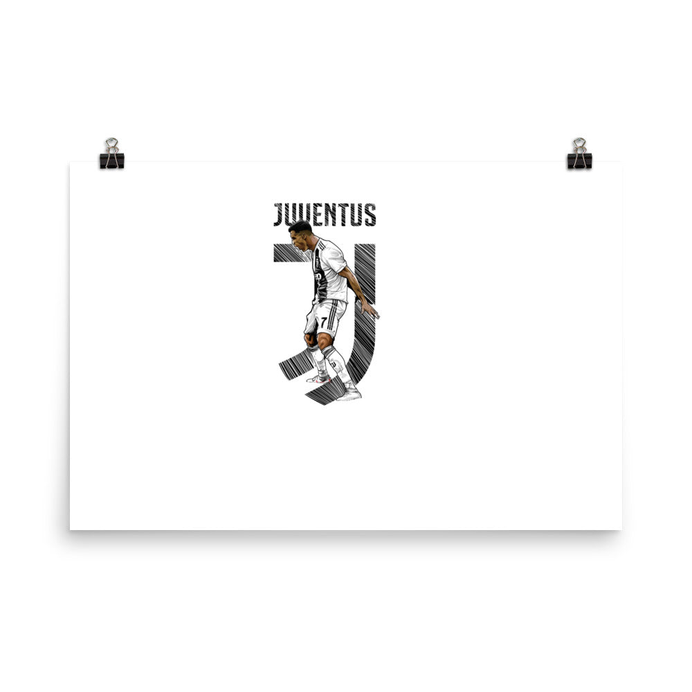 CR7 Juventus Siuu Poster