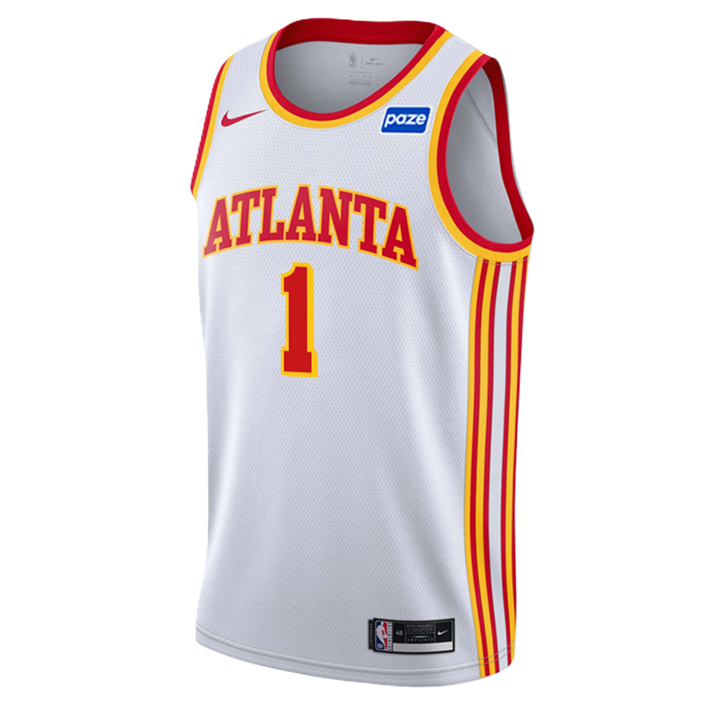 Atlanta Hawks White Association Jersey Jalen Johnson #1