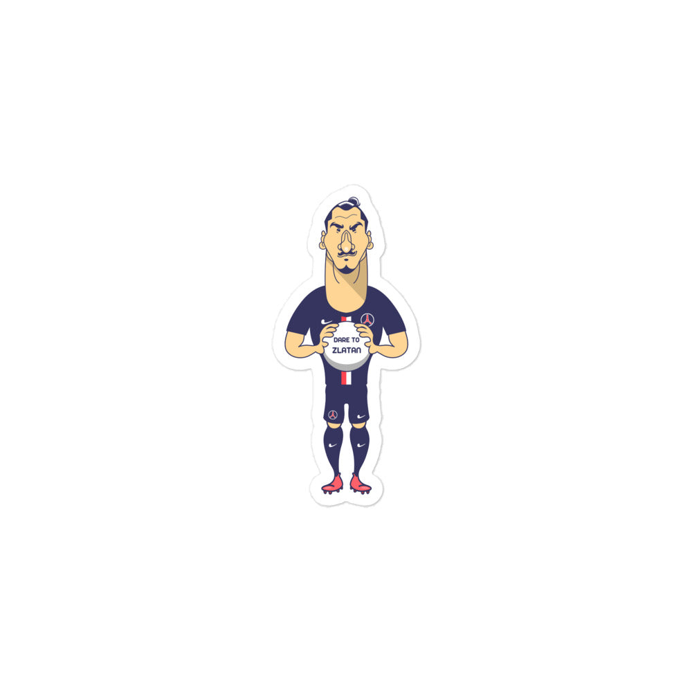 Ibrahimovic PSG Bubble-free stickers