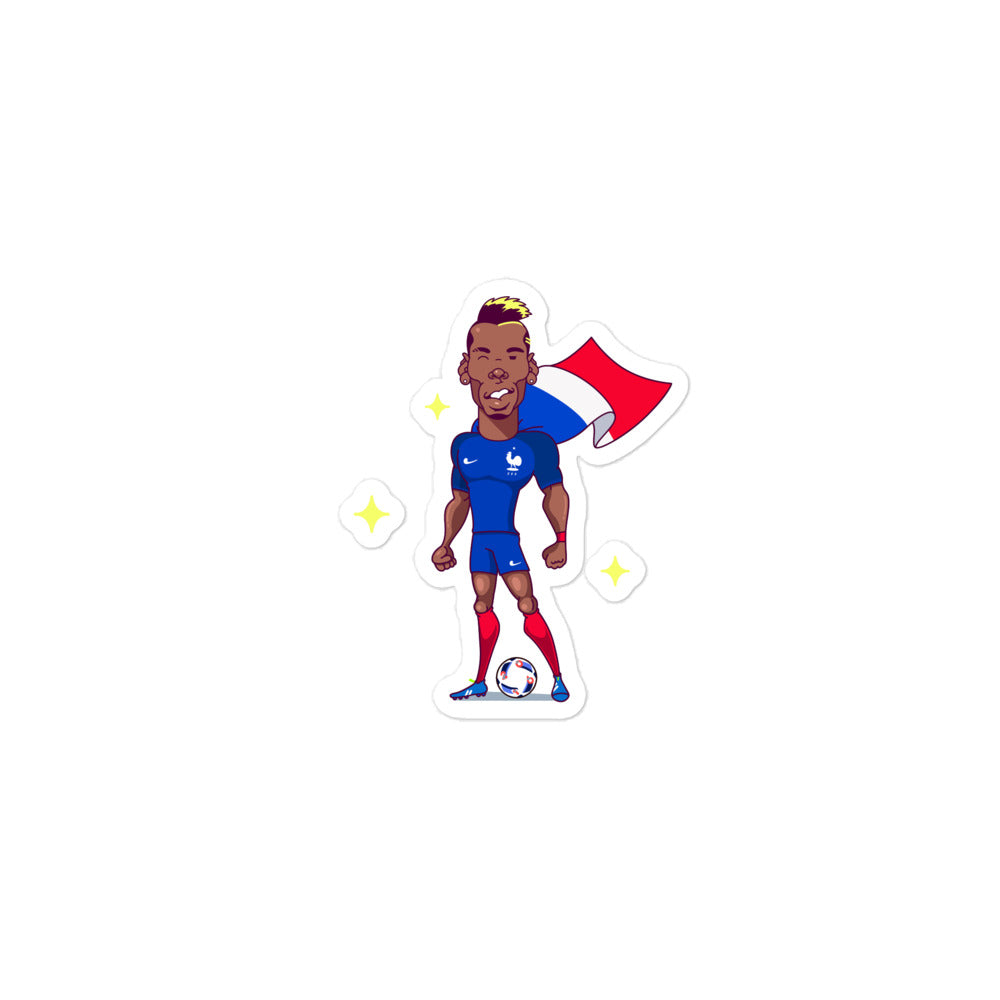 Pogba France Bubble-free stickers