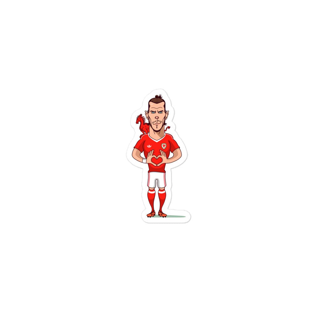 Bale Wales Bubble-free stickers
