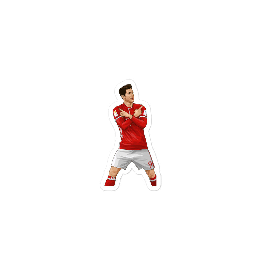 Bayern Lewandowski Bubble-free stickers