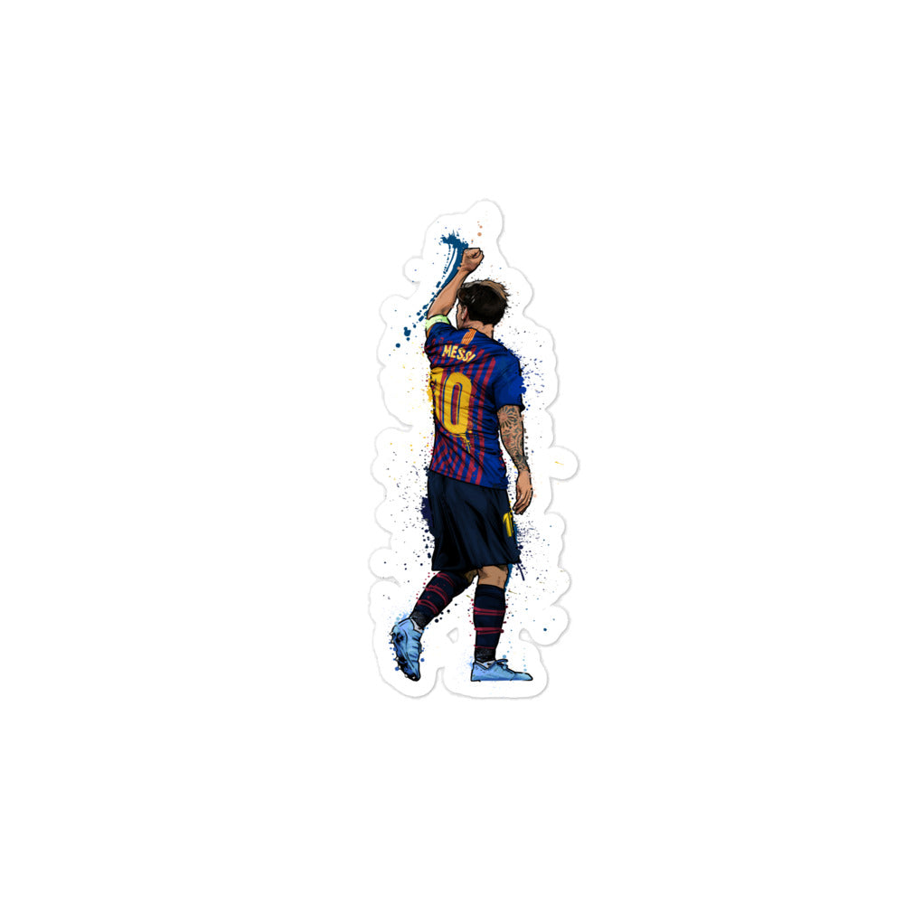 Por Sempre Messi #10 Bubble-free stickers