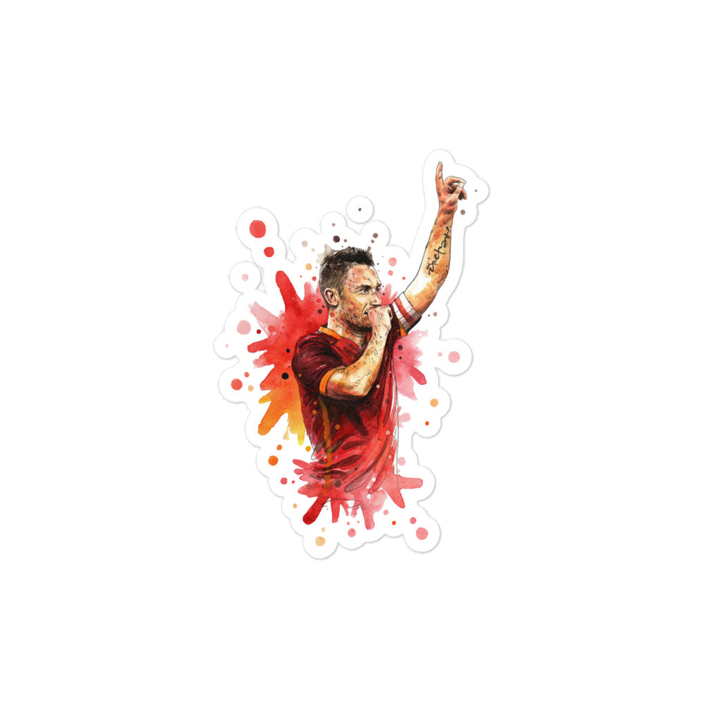 AS Roma Totti Eterno Vintage Bubble-free stickers
