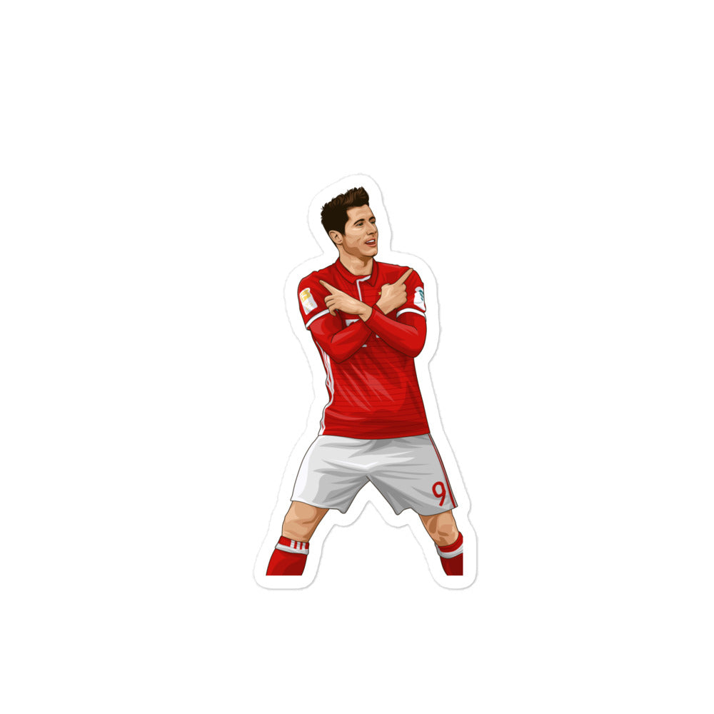 Bayern Lewandowski Bubble-free stickers