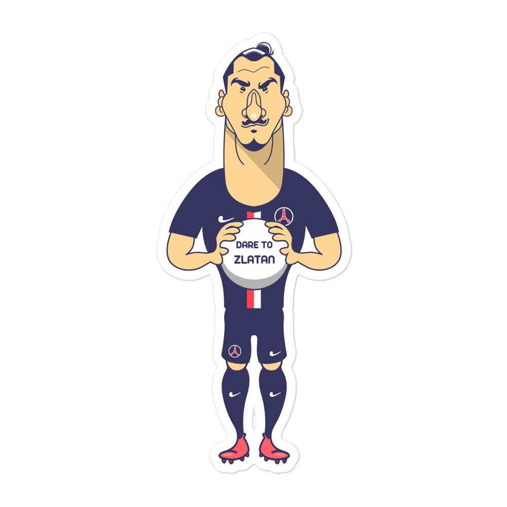Ibrahimovic PSG Bubble-free stickers