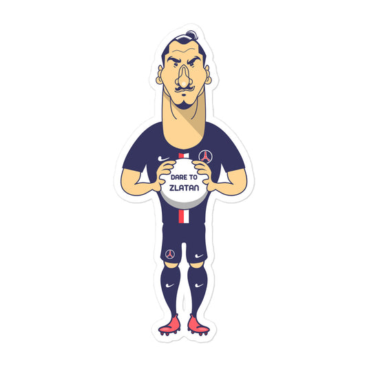 Ibrahimovic PSG Bubble-free stickers