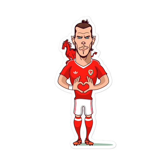 Bale Wales Bubble-free stickers