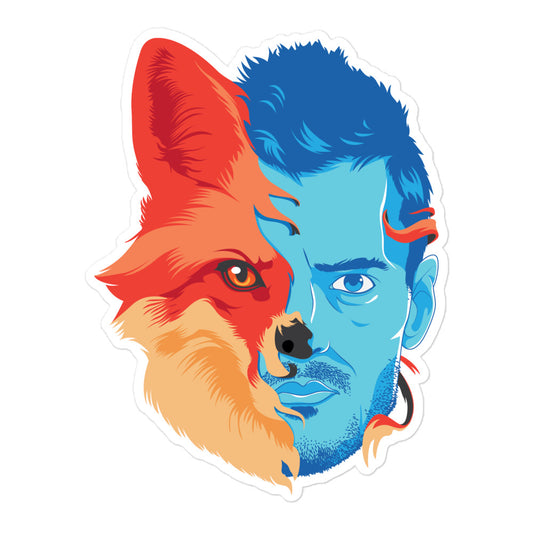 Vardy Leicester Fox Bubble-free stickers