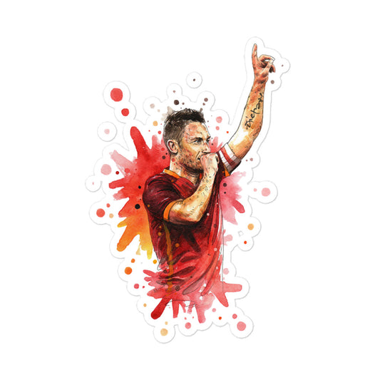 AS Roma Totti Eterno Vintage Bubble-free stickers