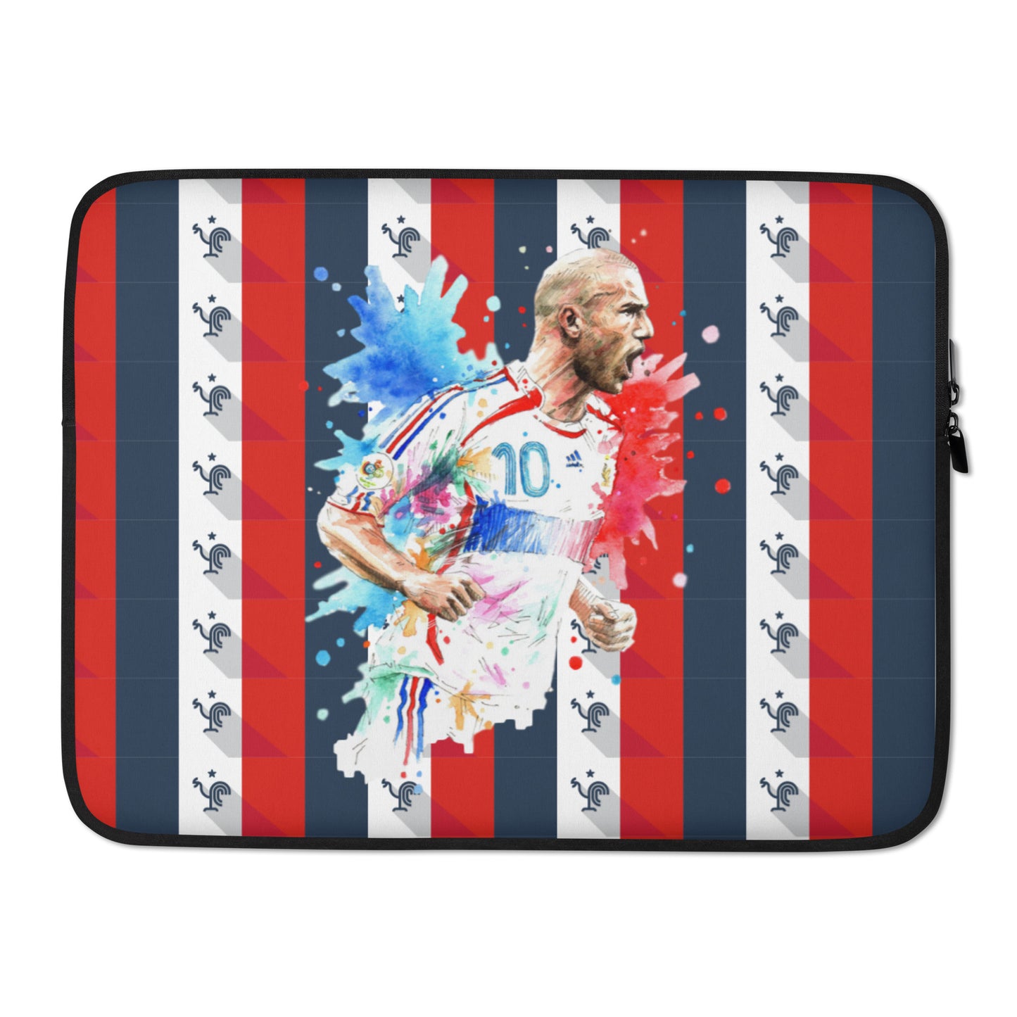France Zinadine Zidane "Zizou" Vintage Laptop Sleeve - The 90+ Minute