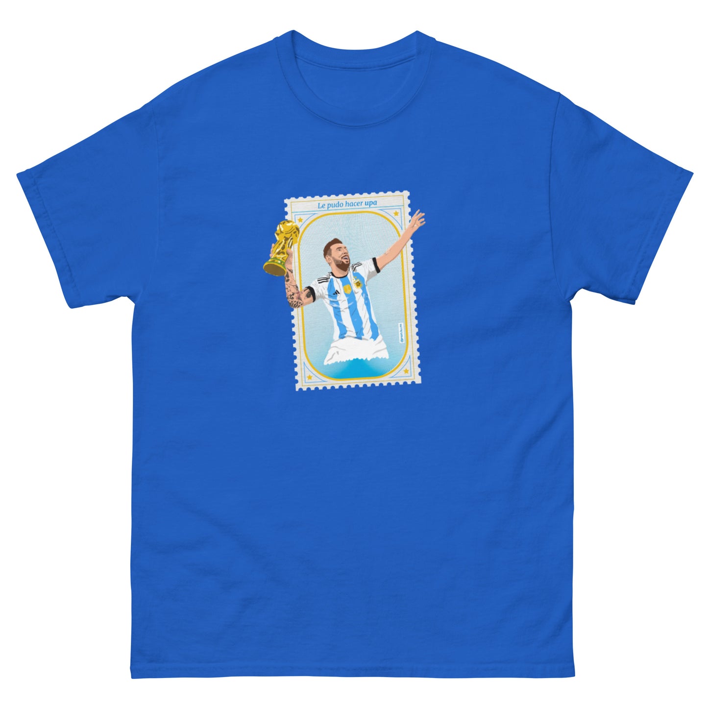 Messi's Lucky Stamp Arg Unisex Classic Shirt - The 90+ Minute