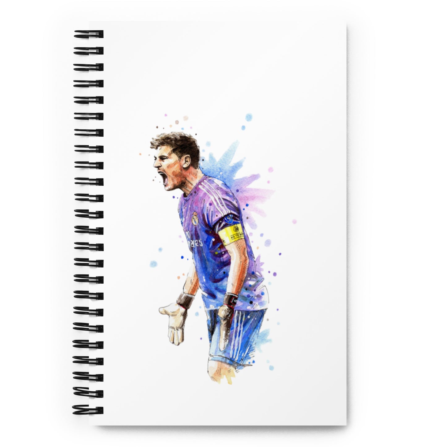 Real Madrid Legend Casillas Vintage Spiral notebook - The 90+ Minute