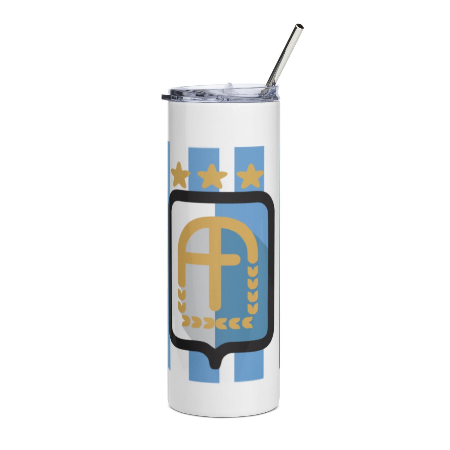 Argentina Vintage Logo 3 Stars Stainless steel tumbler