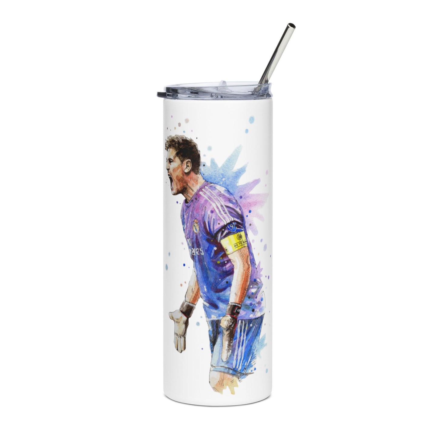 Real Madrid Legend Casillas Vintage Stainless steel tumbler - The 90+ Minute