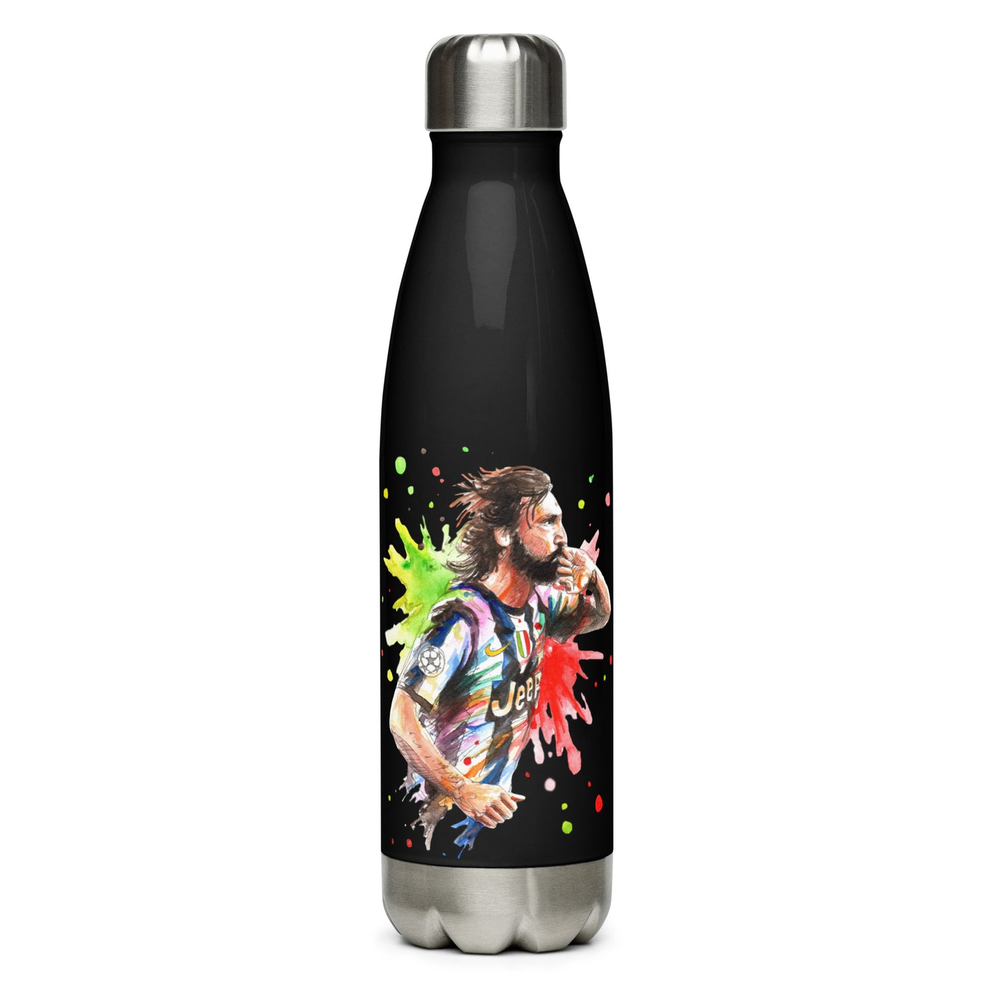 Pirlo Juventus Stainless steel water bottle